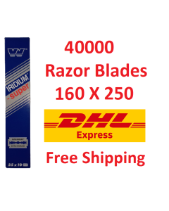 40000 Wizamet Super Iridium Double Edge Razor blades